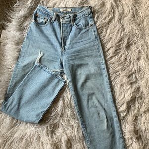 Levi’s ribcage jeans